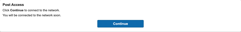 Post Access continue