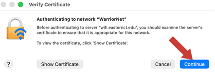 Authenticating to Network